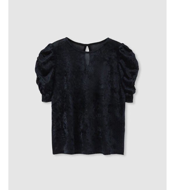 LOULOU WILLOUGHBY「【LOULOU WILLOUGHBY】ベロア半袖プルオーバー」|Tシャツ・カットソー|