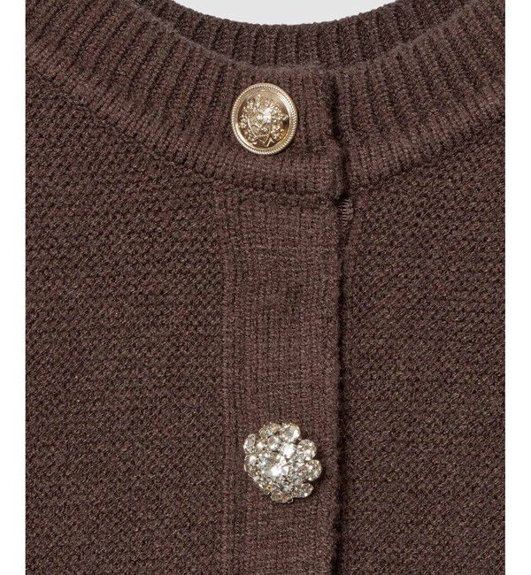 allureville「ラビットカフクレイジー釦2WAYプルオーバー」|ニット・セーター|