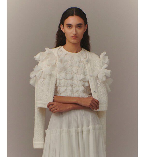 LOULOU WILLOUGHBY「【LOULOU WILLOUGHBY】ペタルパピヨンプルオーバー」|ニット・セーター|