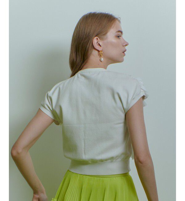 LOULOU WILLOUGHBY「【LOULOU WILLOUGHBY】ペタルパピヨンプルオーバー」|ニット・セーター|