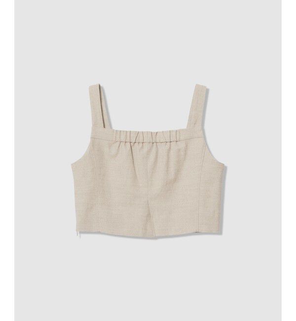 allureville「シャークスキンショートジレ」|ベスト・ジレ|