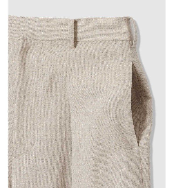 allureville「シャークスキンワイドパンツ」|チノ|