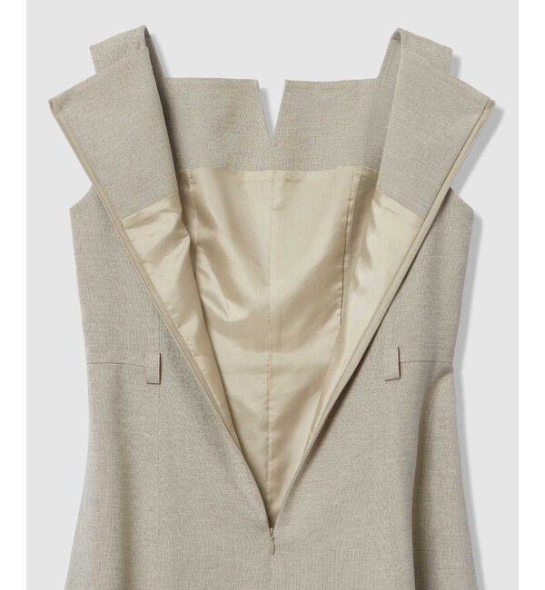 allureville「スクウェアデザインフレアーワンピース」|ワンピース|