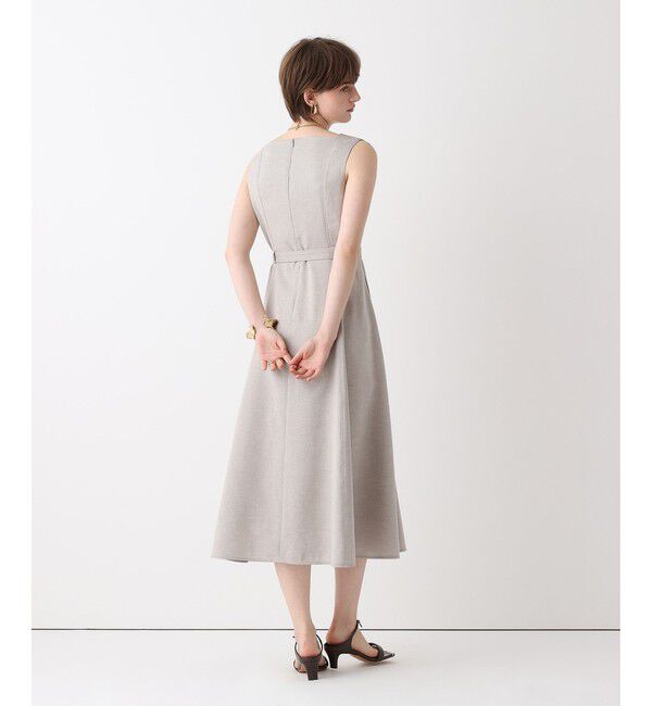 allureville「スクウェアデザインフレアーワンピース」|ワンピース|