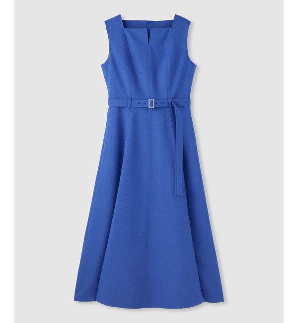 allureville「スクウェアデザインフレアーワンピース」|ワンピース|