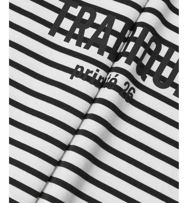 allureville「ボーダーロゴＴ」|Tシャツ・カットソー|