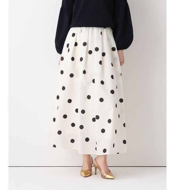 allureville「ポルカドットスカート」|スカート|