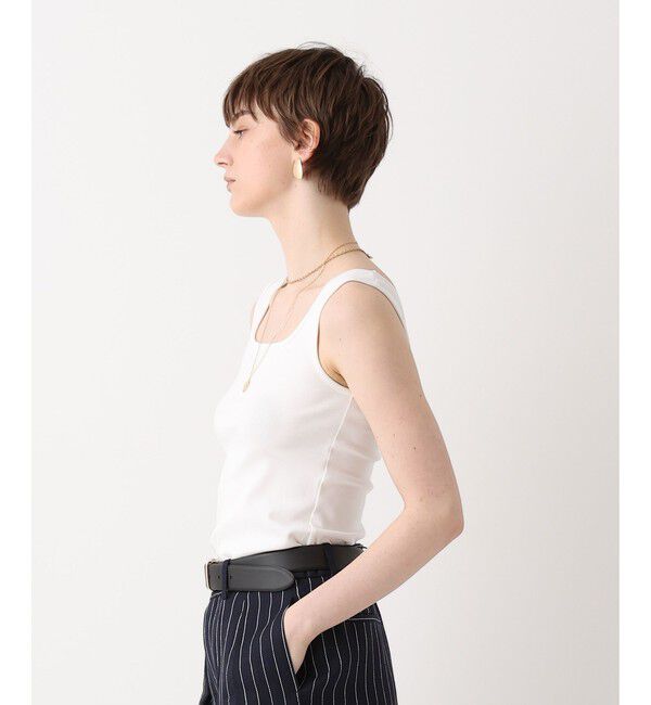 allureville「フライススクエアネックタンク」|Tシャツ・カットソー|