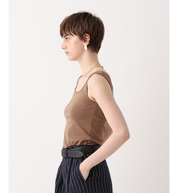 allureville「フライススクエアネックタンク」|Tシャツ・カットソー|