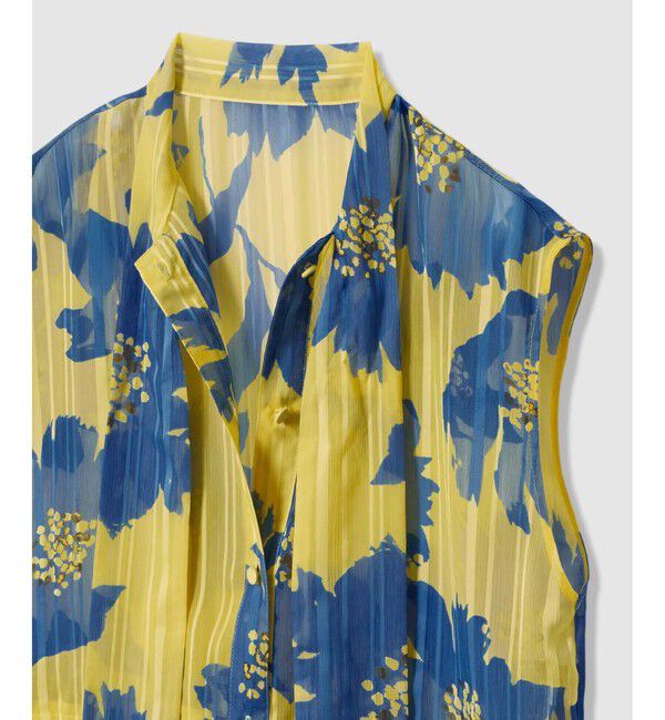 allureville「WEB ルミネ別注 シアーヨウリュウブラウス」|シャツ・ブラウス|