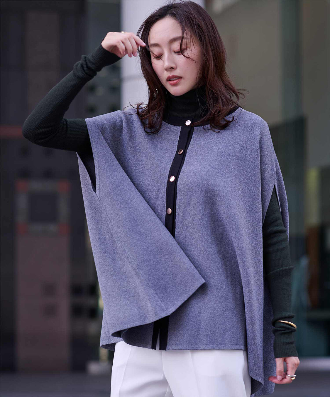 ur's「ウールブレンドハイネックリブニット」|ニット・セーター|