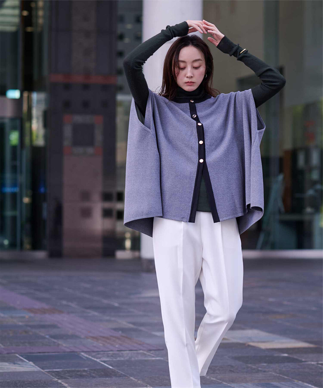 ur's「ウールブレンドハイネックリブニット」|ニット・セーター|