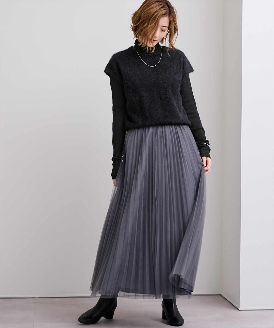 ur's「ウールブレンドハイネックリブニット」|ニット・セーター|