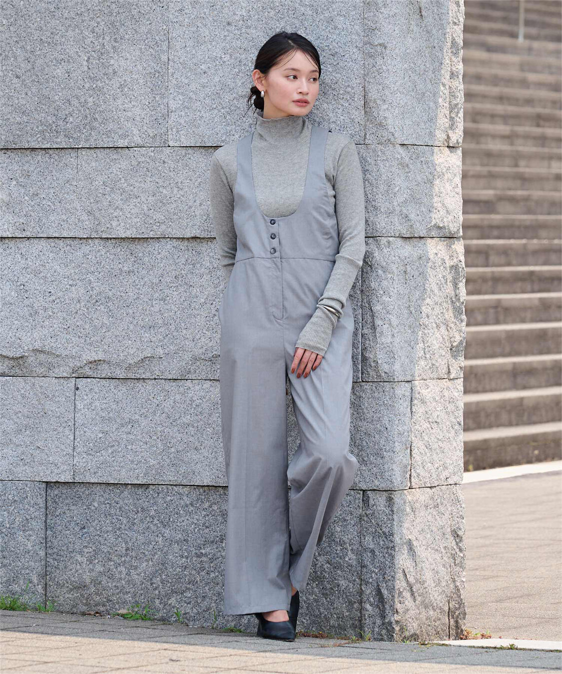 ur's「ウールブレンドハイネックリブニット」|ニット・セーター|