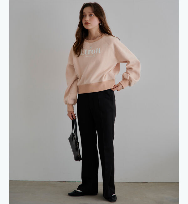 titivate「裏起毛ロゴプリントプルオーバー」|Tシャツ・カットソー|