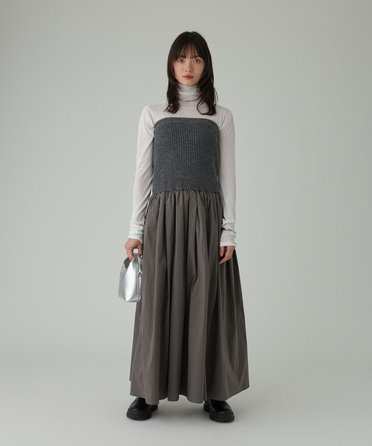 BABYLONE「シアーツイストフライスハイネックカットソー」|Tシャツ・カットソー|