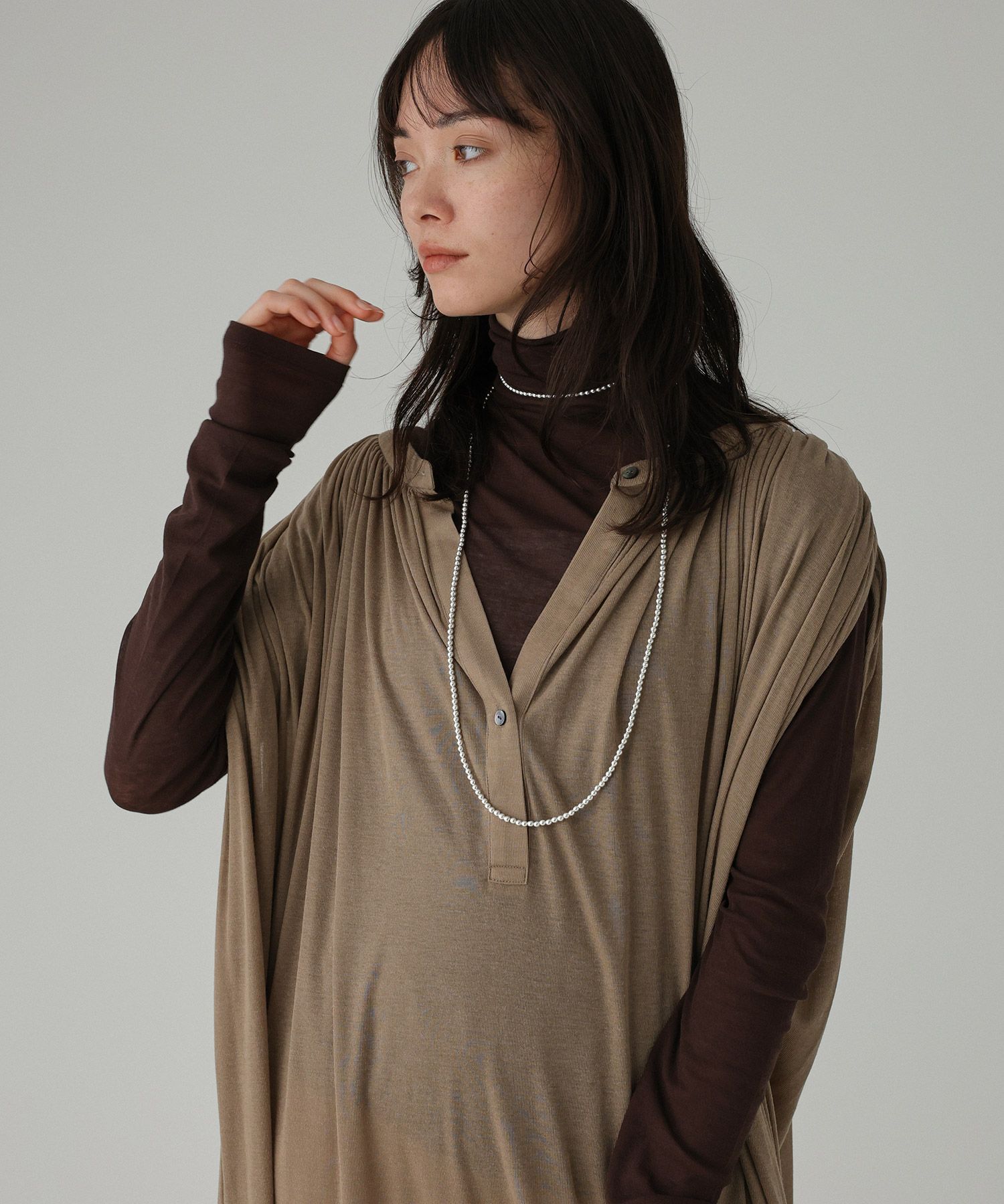 BABYLONE「シアーツイストフライスハイネックカットソー」|Tシャツ・カットソー|ﾌﾞﾗｳﾝ