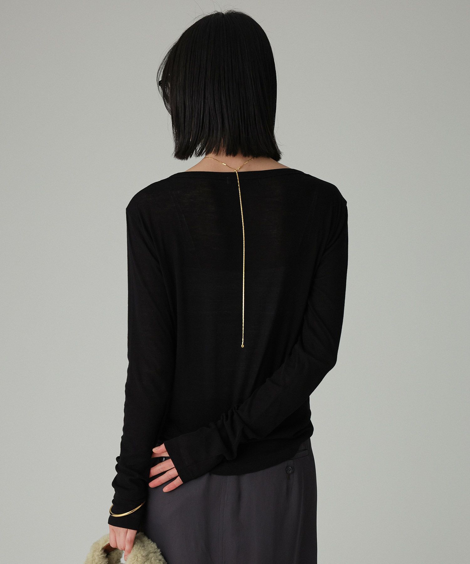 BABYLONE「シアーツイストフライスクルーカットソー」|Tシャツ・カットソー|