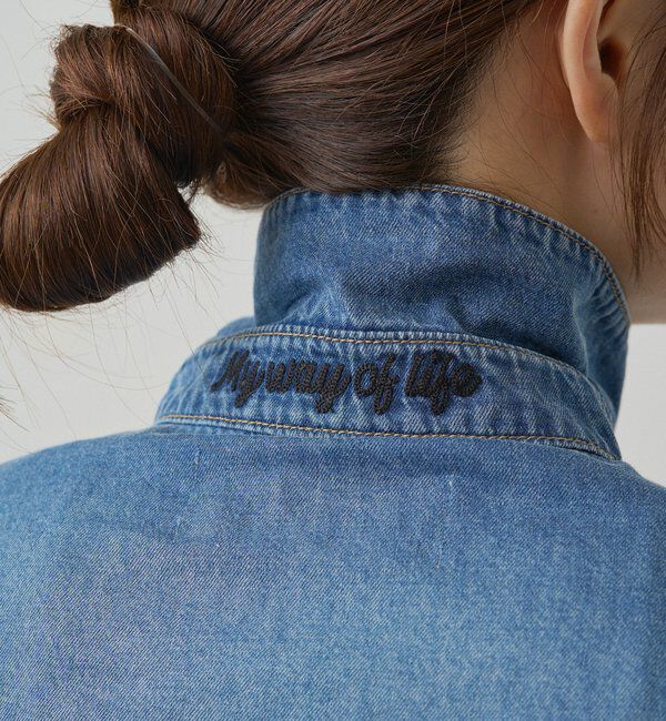  「ダブルポケットデニムシャツ」|シャツ・ブラウス|