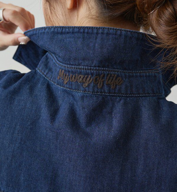  「ダブルポケットデニムシャツ」|シャツ・ブラウス|