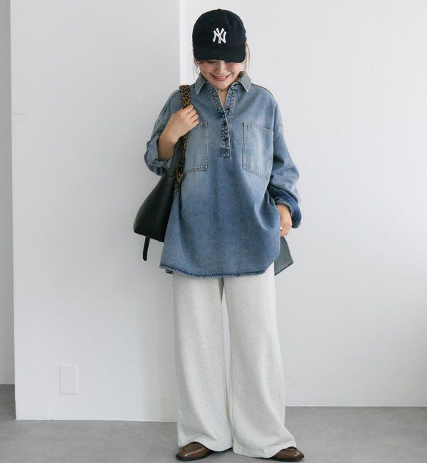  「【＠noricorico102企画】ヴィンテージライクデニムチュニックシャツ」|シャツ・ブラウス|