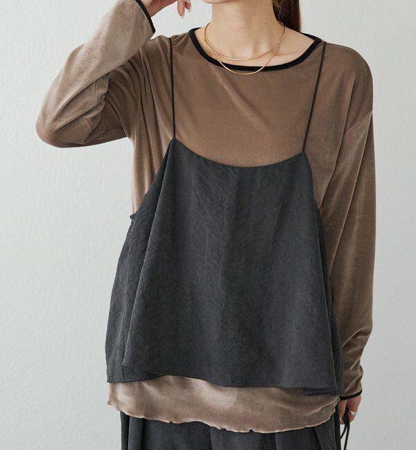  「ベロアリンガーカットソー」|Tシャツ・カットソー|