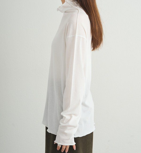  「【25AW新色登場！】コットンシアーハイネックカットソー」|Tシャツ・カットソー|