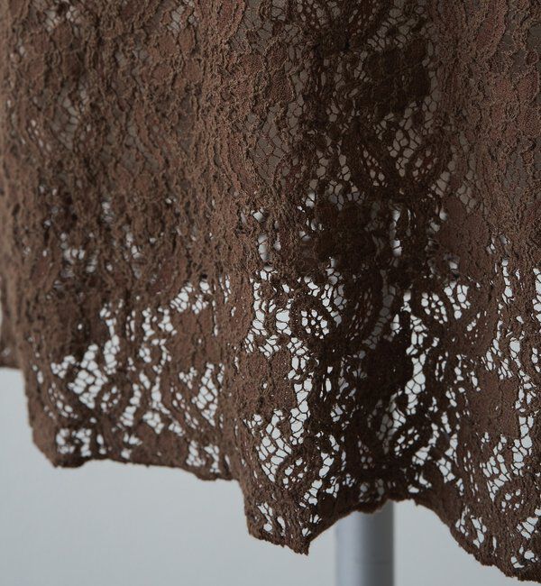  「ストレッチレースノースリーブTシャツ」|Tシャツ・カットソー|