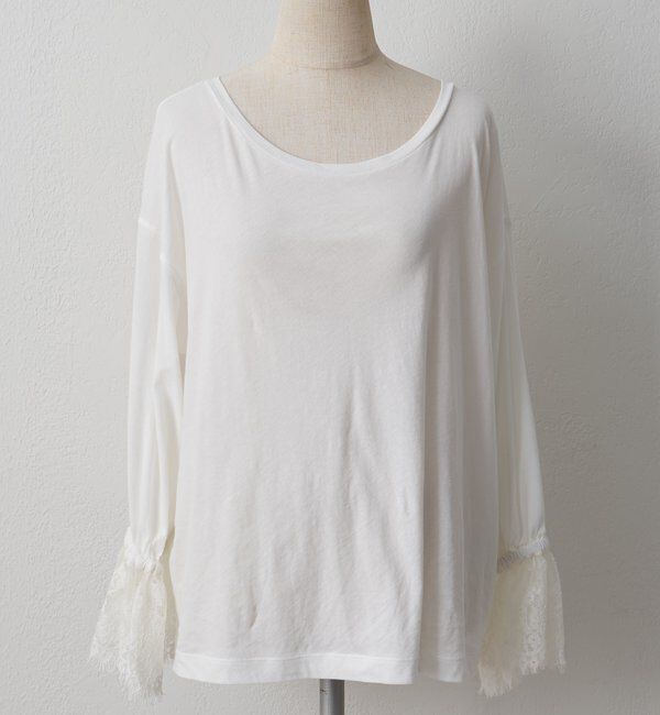  「レースカフカットソー」|プルオーバー|