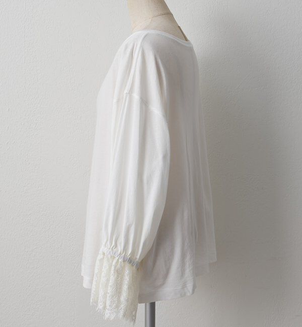  「レースカフカットソー」|プルオーバー|