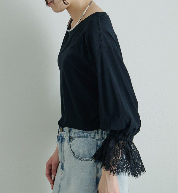  「レースカフカットソー」|プルオーバー|