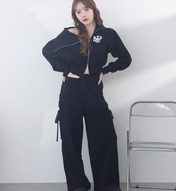  「【セットアップ可能】セーラーカラーロゴスウェット」|プルオーバー|