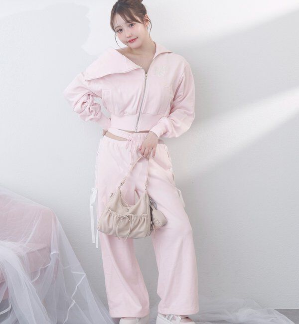  「【セットアップ可能】セーラーカラーロゴスウェット」|プルオーバー|