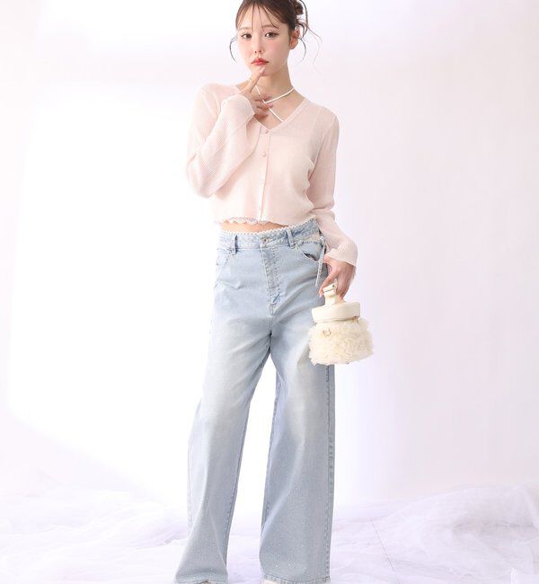  「チュールフリルリボンバニティバッグ」|ショルダー・メッセンジャー|