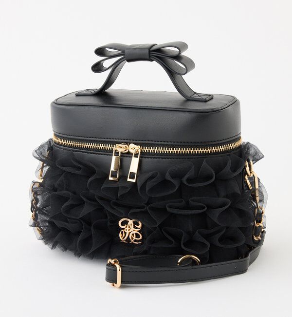  「チュールフリルリボンバニティバッグ」|ショルダー・メッセンジャー|