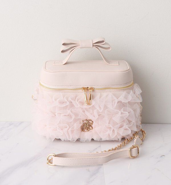 「チュールフリルリボンバニティバッグ」|ショルダー・メッセンジャー|