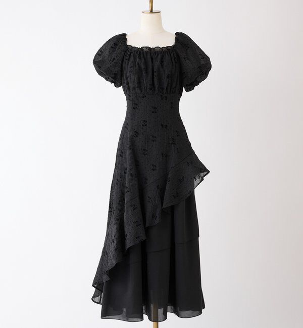  「【リバイバル】イレヘムティアードロングワンピース」|ワンピース|