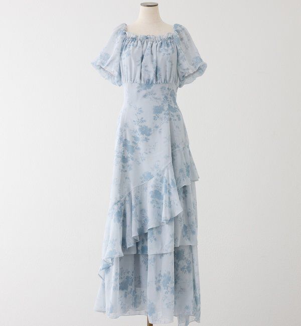  「【リバイバル】イレヘムティアードロングワンピース」|ワンピース|