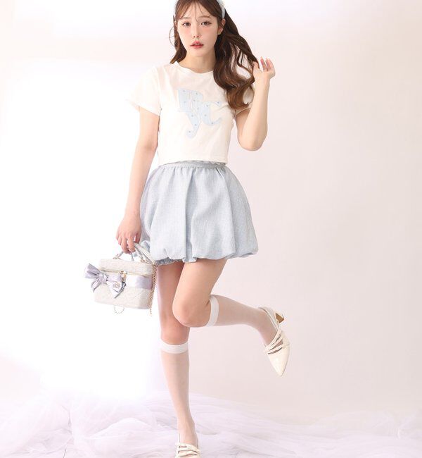  「【セットアップ可能】バルーンミニスカパン／SMサイズ」|スカート|