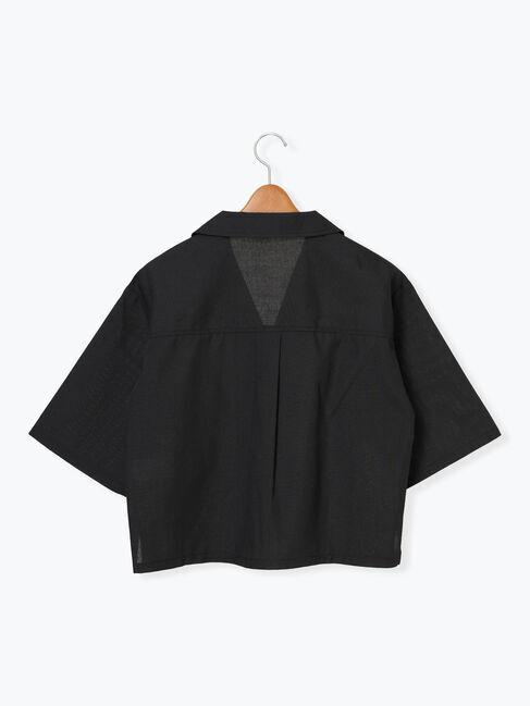 Lugnoncure「【イージーケア】ハーフスリーブ開襟シャツ」|シャツ・ブラウス|