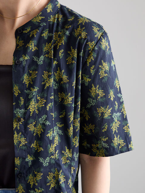 Te chichi「【LIBERTY FABRICS】ウエストタックワンピース」|ワンピース|