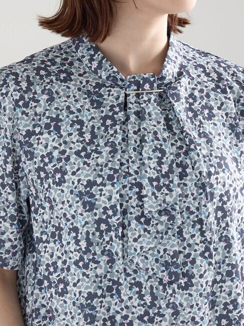 Te chichi「【接触冷感】パターンアソート5分袖ボウタイブラウス」|シャツ・ブラウス|