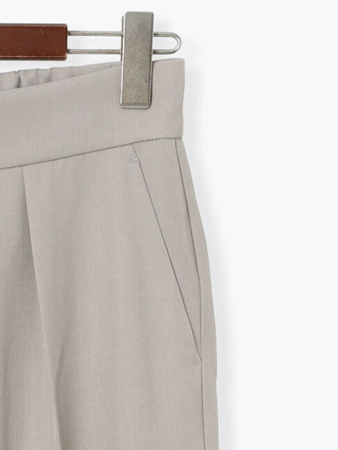 Te chichi「フロントZIPリネンライクテーパードパンツ(セットアップ可)」|その他|