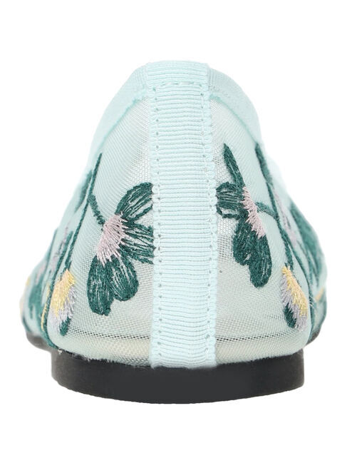 Samansa Mos2「花柄刺繍シアーシューズ」|ビジネス・ドレスシューズ|