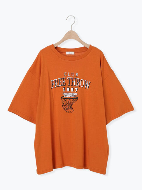 SM2「プリントアソートBIGシルエットTシャツ」|Tシャツ・カットソー|オレンジ