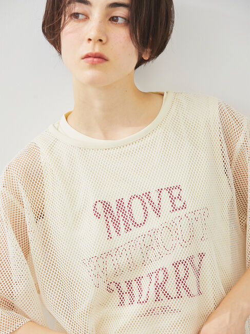 SM2「メッシュTシャツ&プリントノースリーブSET」|Tシャツ・カットソー|