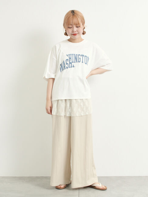 SM2「ブロッキングロゴプリントTシャツ」|Tシャツ・カットソー|