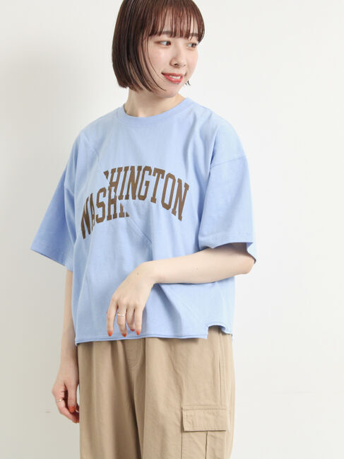 SM2「ブロッキングロゴプリントTシャツ」|Tシャツ・カットソー|