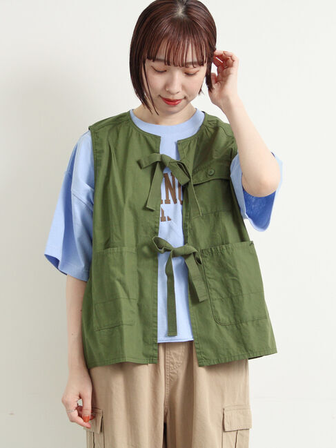 SM2「リボンフィッシングベスト」|ダウンベスト・ベスト|