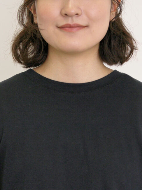 Samansa Mos2「袖タテフリルTシャツ」|Tシャツ・カットソー|